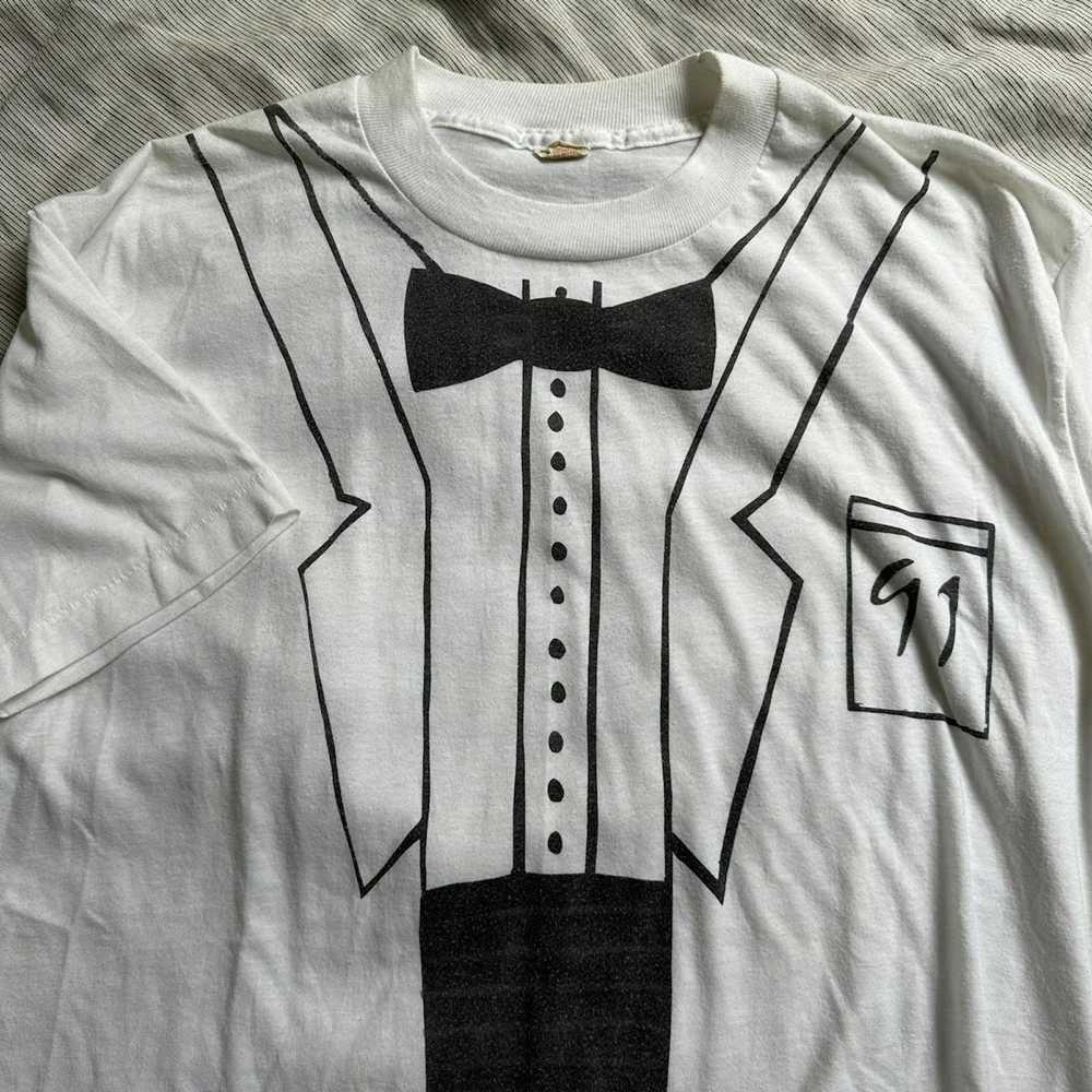 Other × Vintage Vintage 80s Suit Tux Funny Graphi… - image 3