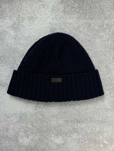 Barbour Barbour Dark Navy Wool Winter Beanie Hat - image 1