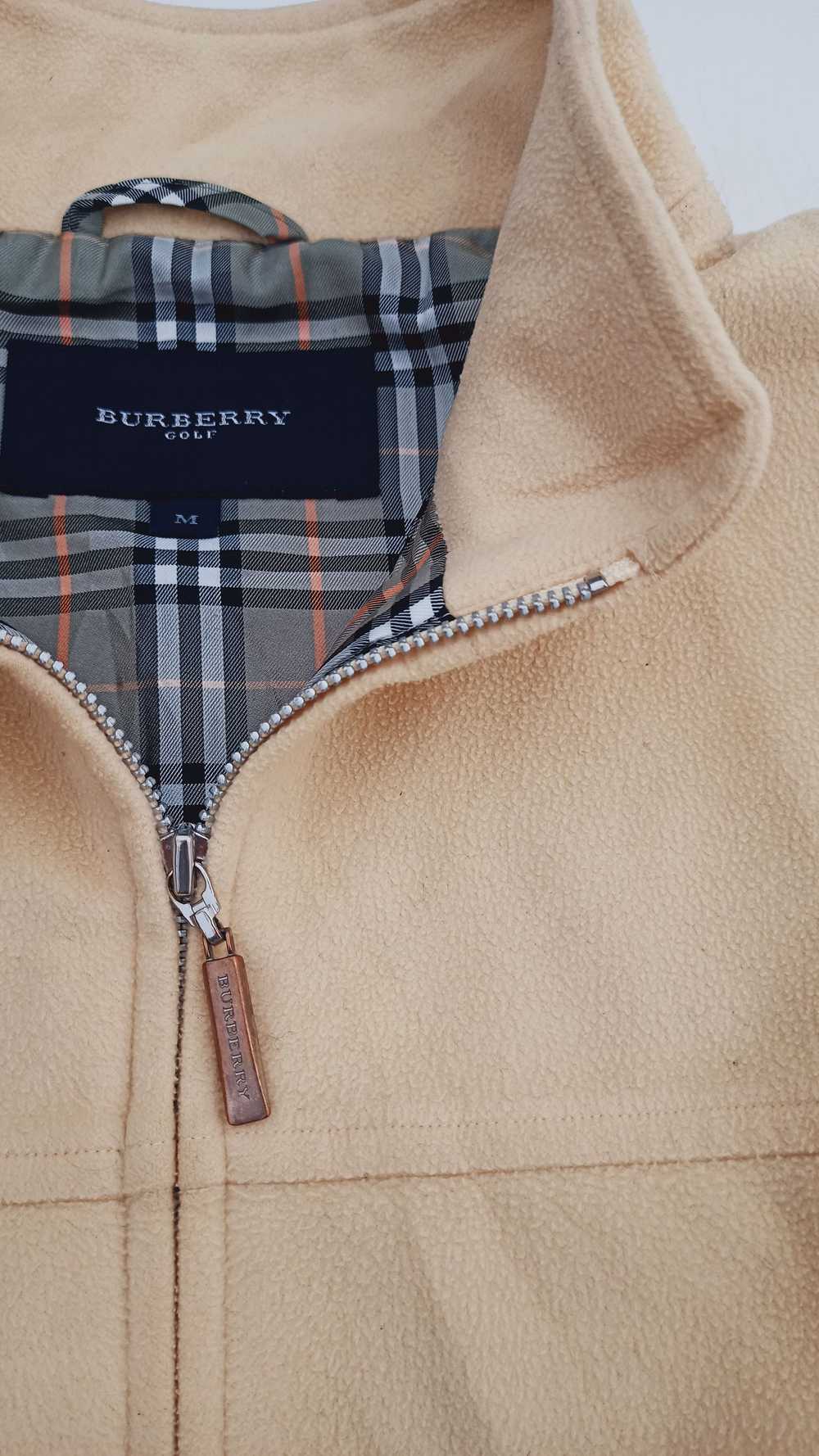 Burberry Vintage 90s Burberry Nova Check Fleece V… - image 2