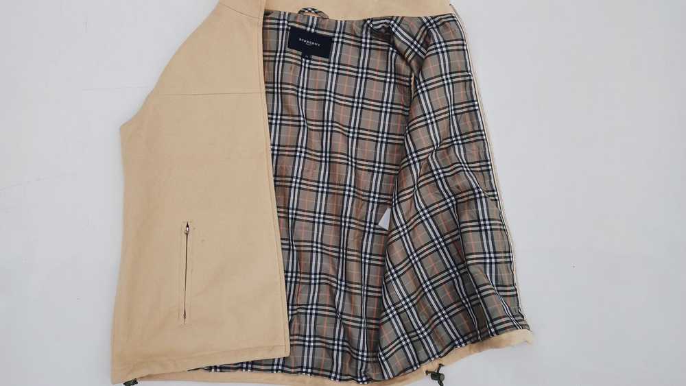 Burberry Vintage 90s Burberry Nova Check Fleece V… - image 5