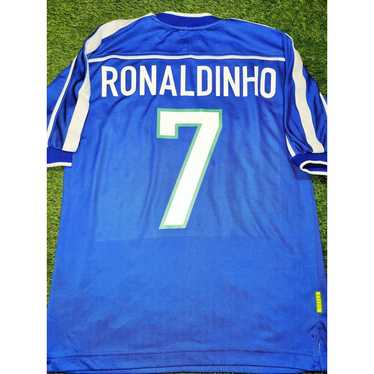 Ronaldo Nike Brazil 2004 Away Soccer Jersey Shirt L