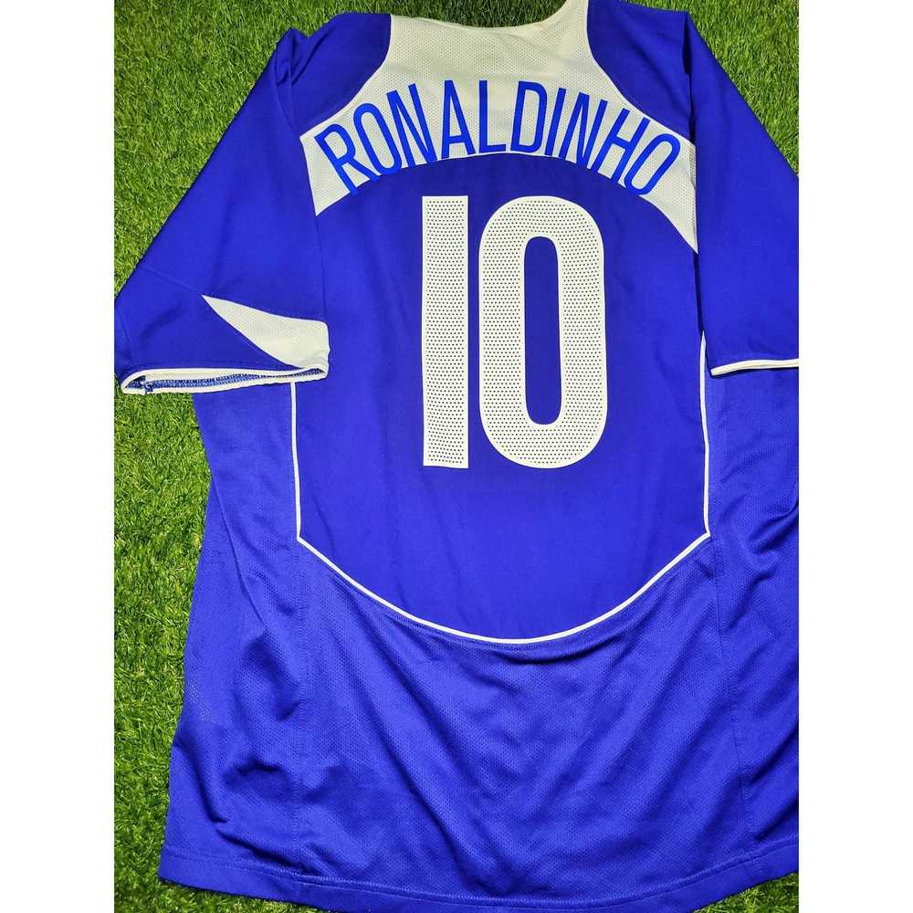 Nike Ronaldinho Nike Brazil 2004 Away Soccer Jers… - image 2