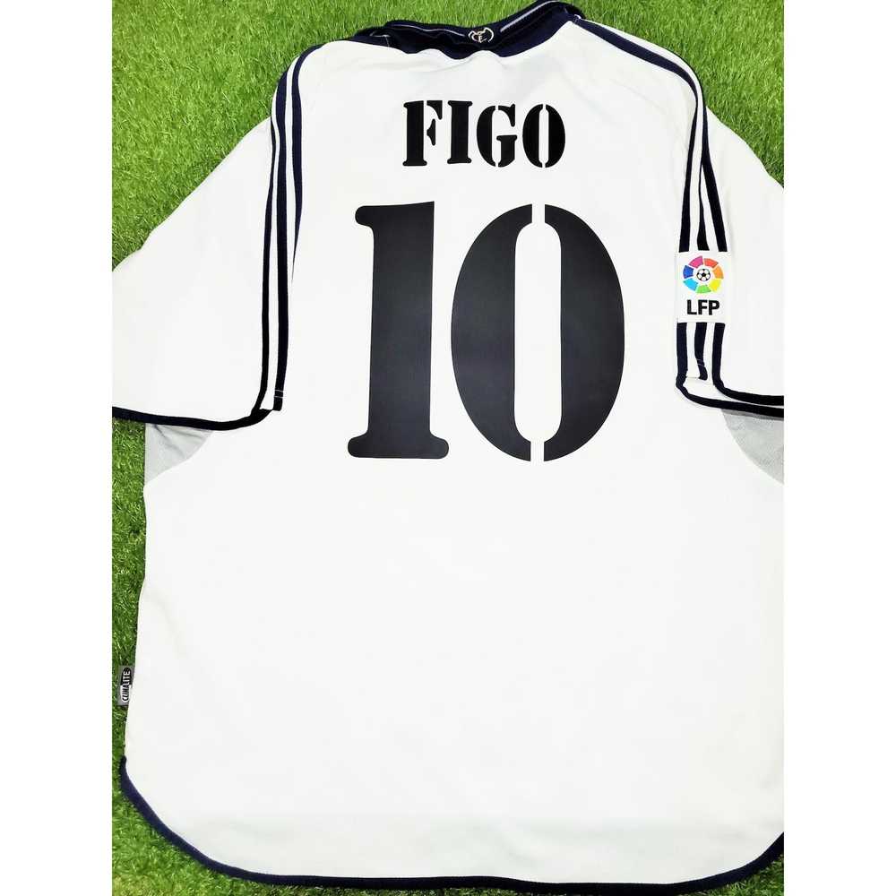 Adidas Figo Real Madrid 2000 2001 Soccer Jersey S… - image 1