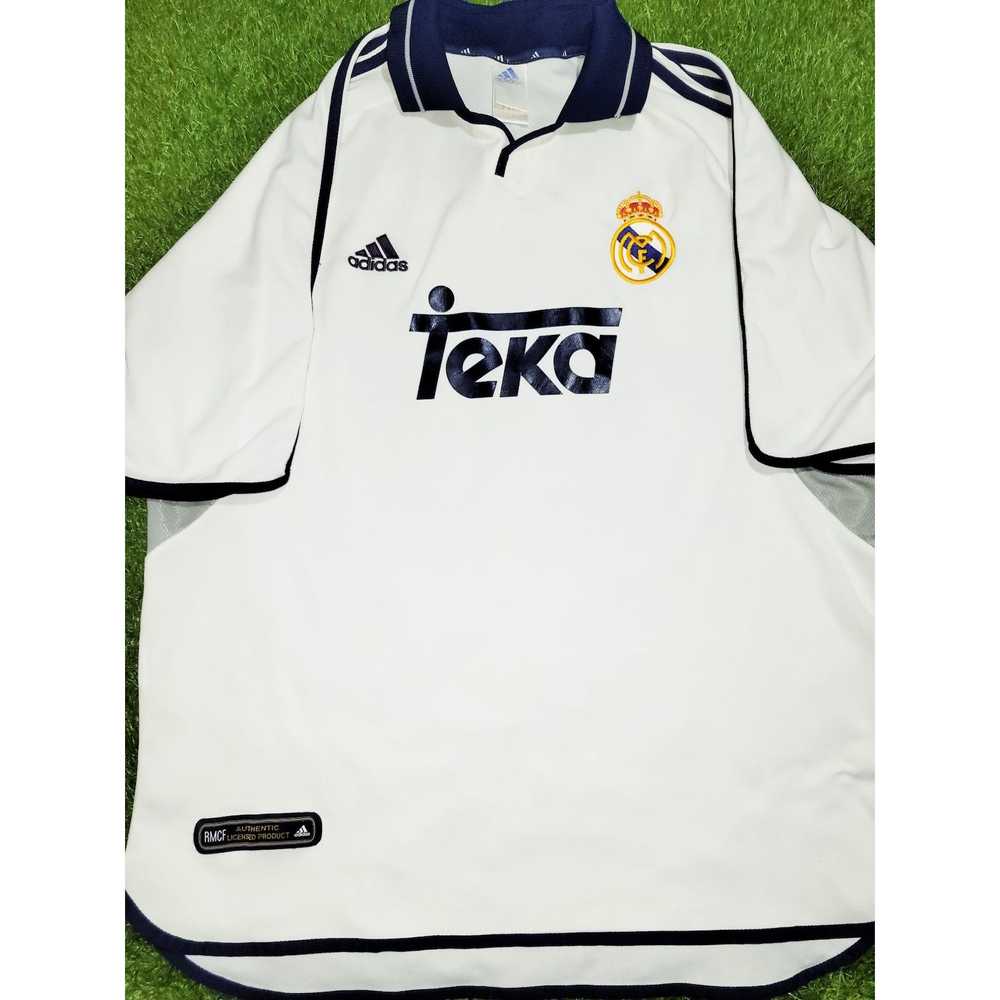 Adidas Figo Real Madrid 2000 2001 Soccer Jersey S… - image 2