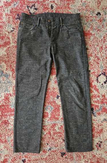 Japan Blue Rainbow Nep Grey Trousers