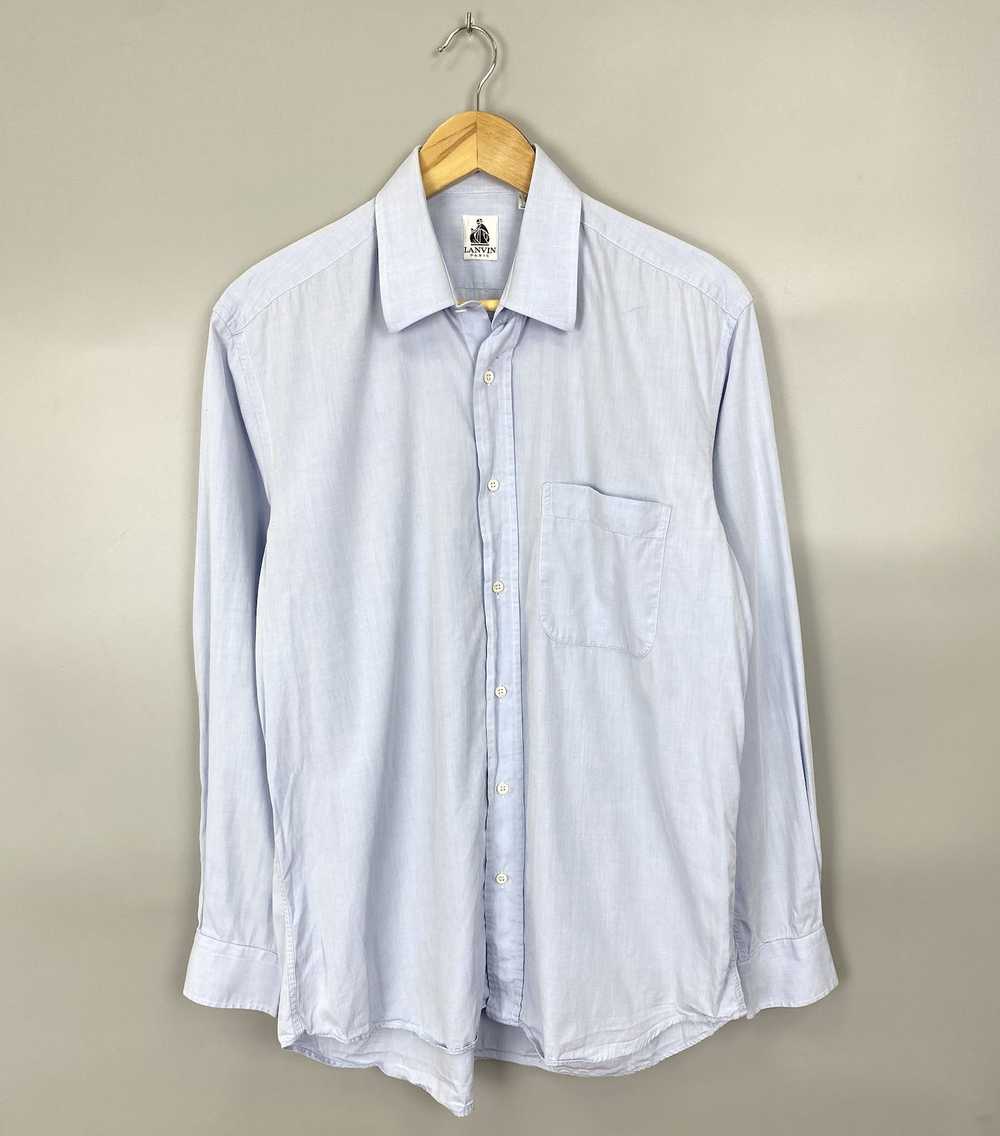 Lanvin LANVIN Paris Vintage Button Up Shirt Made … - image 1