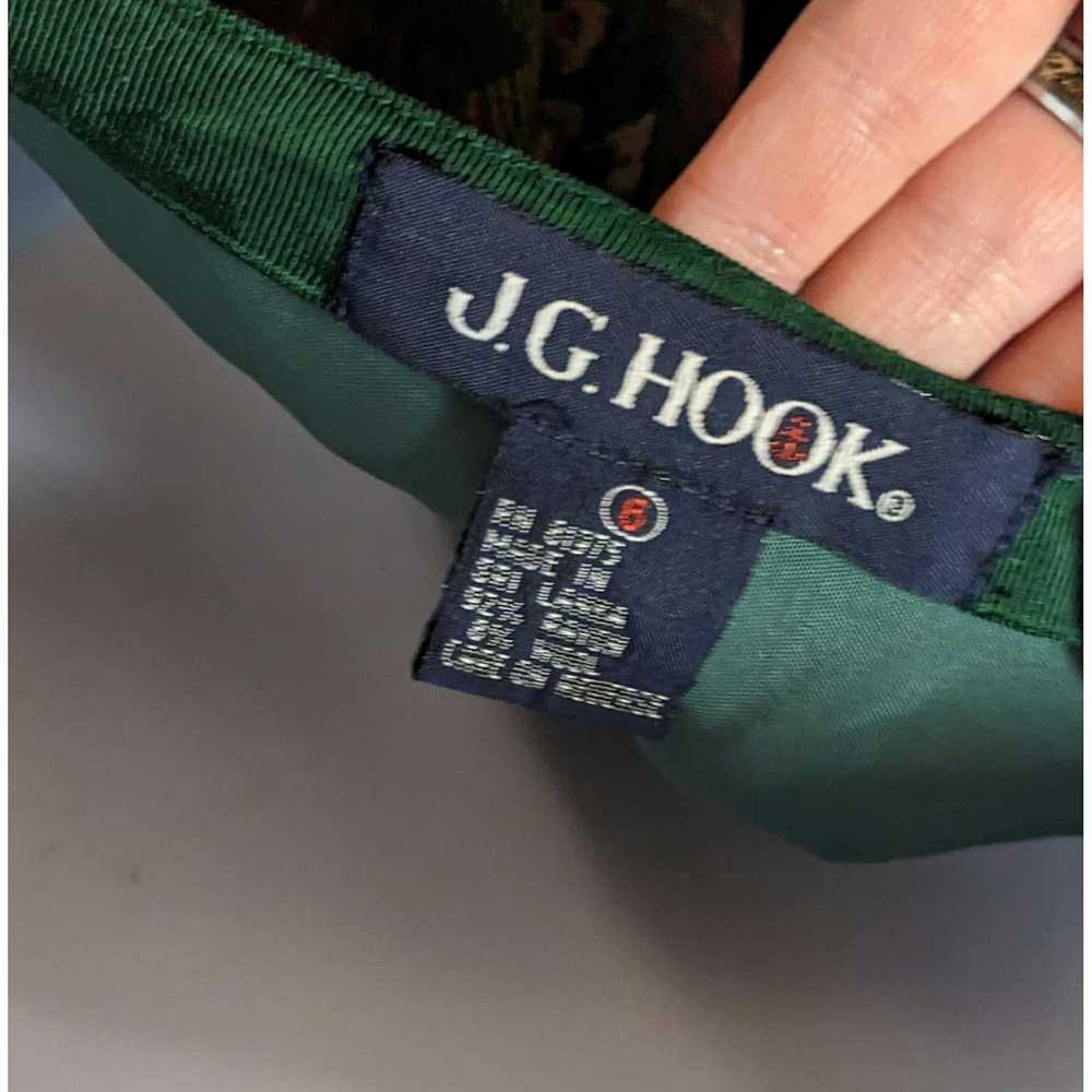 Other Vintage JG Hook Floral Plaid Skirt - image 8
