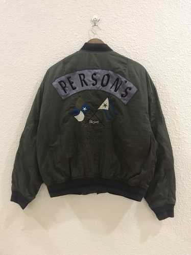 Japanese Brand × Person's × Varsity Jacket Person… - image 1