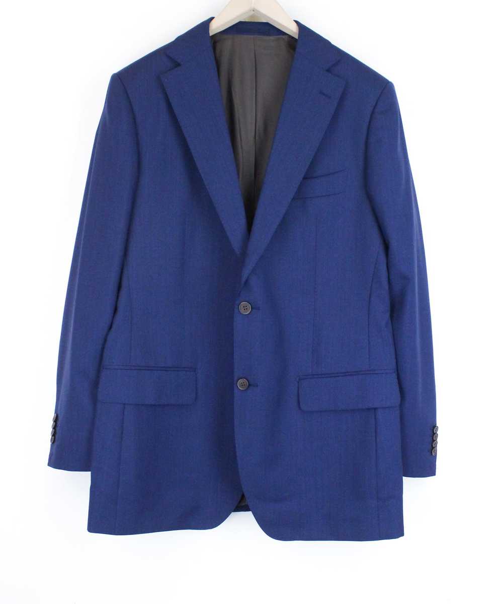 Suitsupply LAZIO UK46L Blue Waistcoat Slim Melang… - image 2