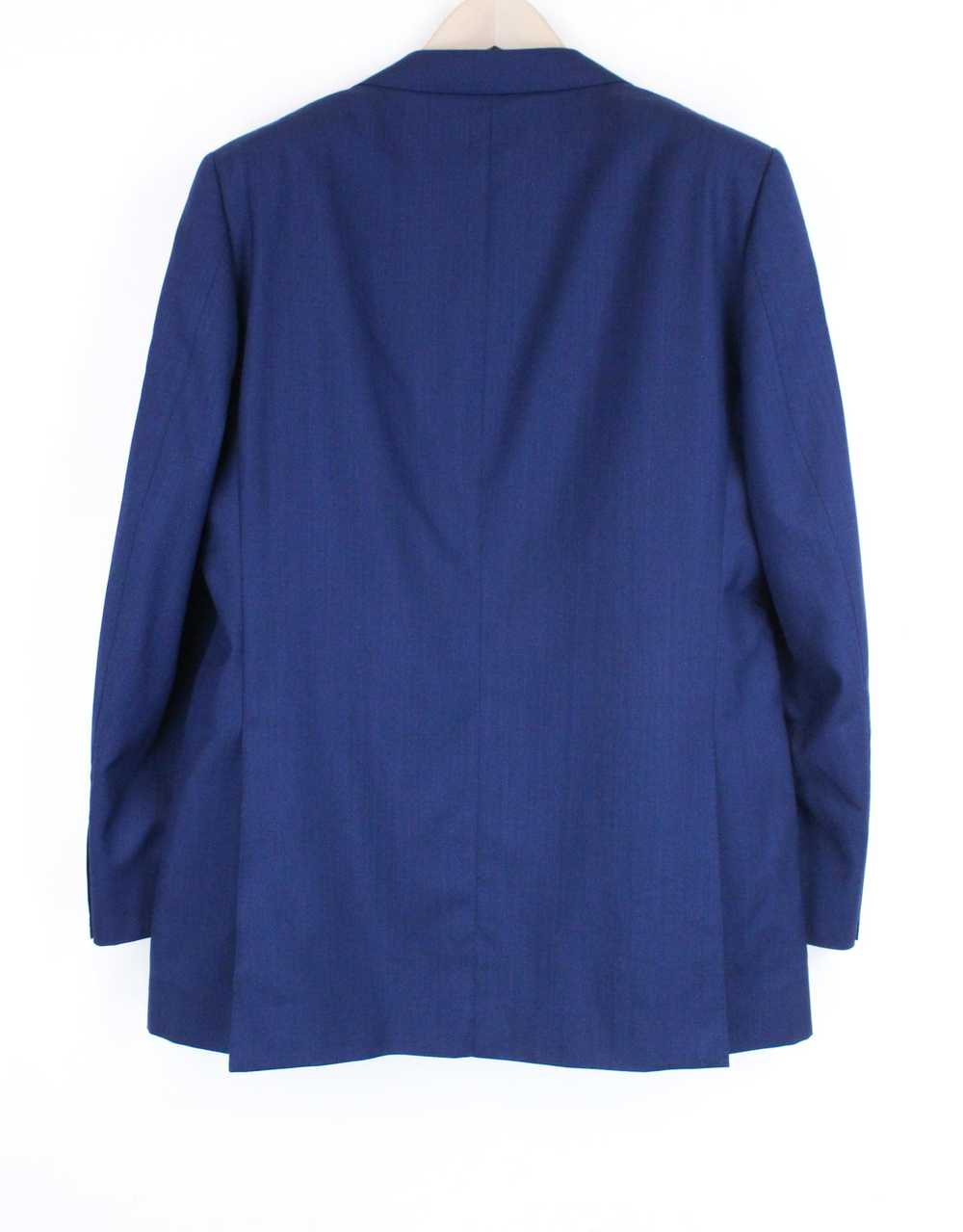 Suitsupply LAZIO UK46L Blue Waistcoat Slim Melang… - image 3