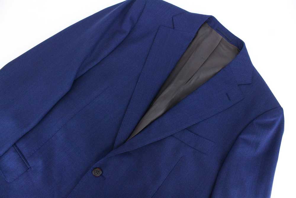 Suitsupply LAZIO UK46L Blue Waistcoat Slim Melang… - image 6