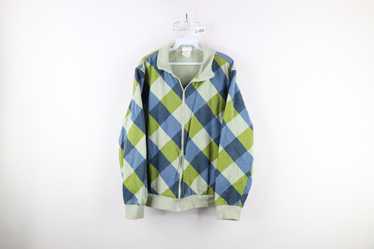 Lacoste × Vintage Lacoste Logo Argyle Diamond Ful… - image 1