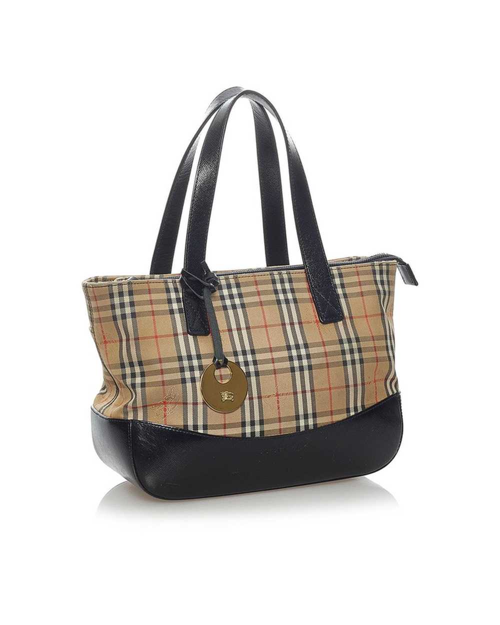 Burberry Classic Check Handbag in Brown - image 2