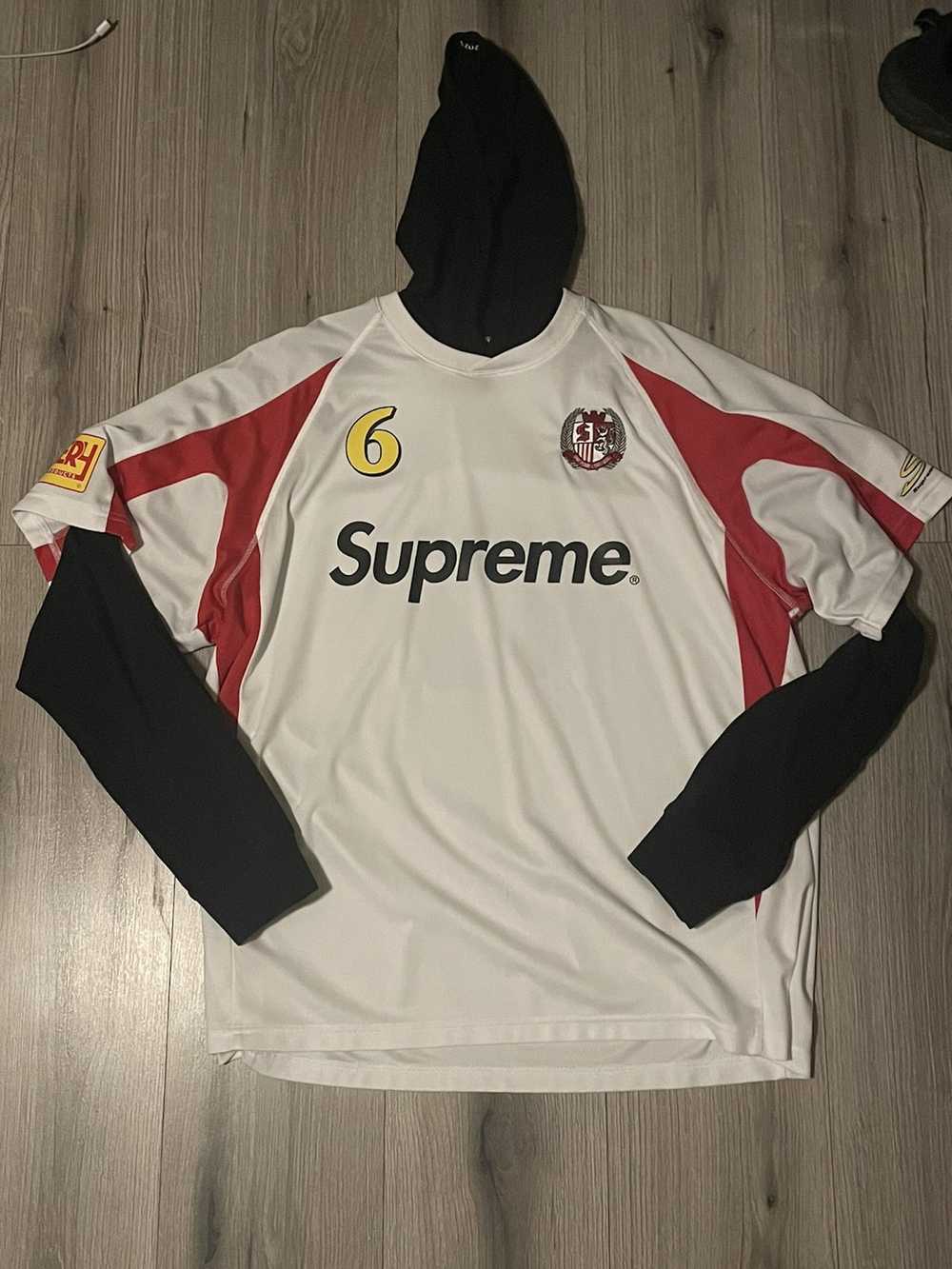 Supreme Supreme Hooded Soccer Jersey - image 1