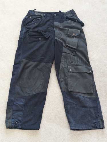 Maharishi UPCYCLED MILITARY LOOSE CARGO PANTS BLAC