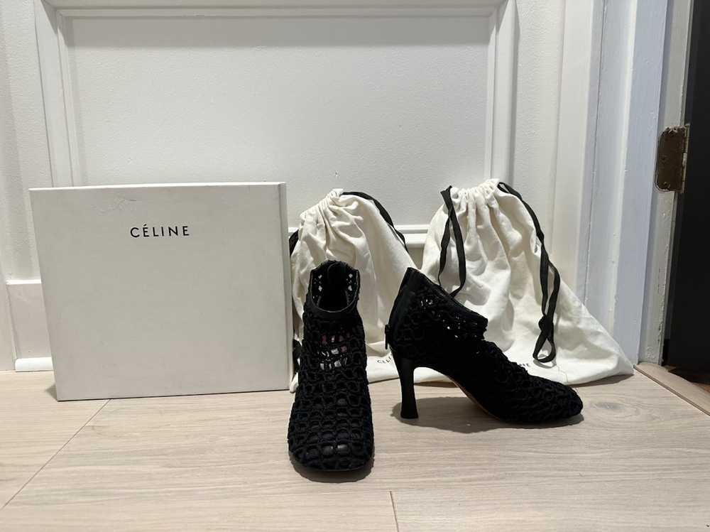 Celine CELINE heels black woven rope - image 1