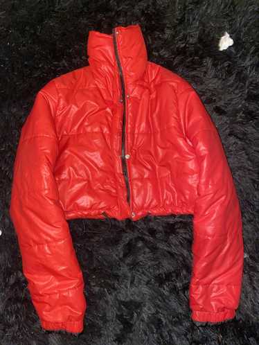 Streetwear Red bomber jacket