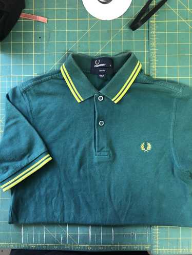 Fred Perry Green/Chartreuse Twin Tip Fred Perry Po