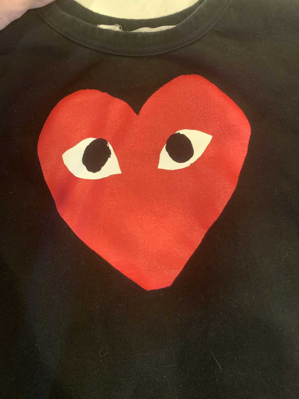 Comme Des Garcons Play Play Heart Tee - image 3