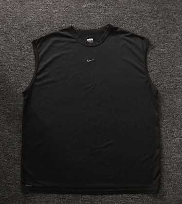 Nike Nike Black Sleeveless Mini Swoosh Shirt