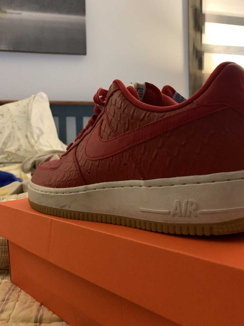 Nike Air Force One- Red Colorway, Unique, OG ALL - image 11
