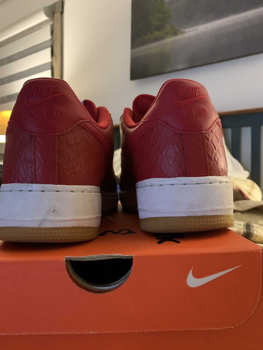 Nike Air Force One- Red Colorway, Unique, OG ALL - image 12