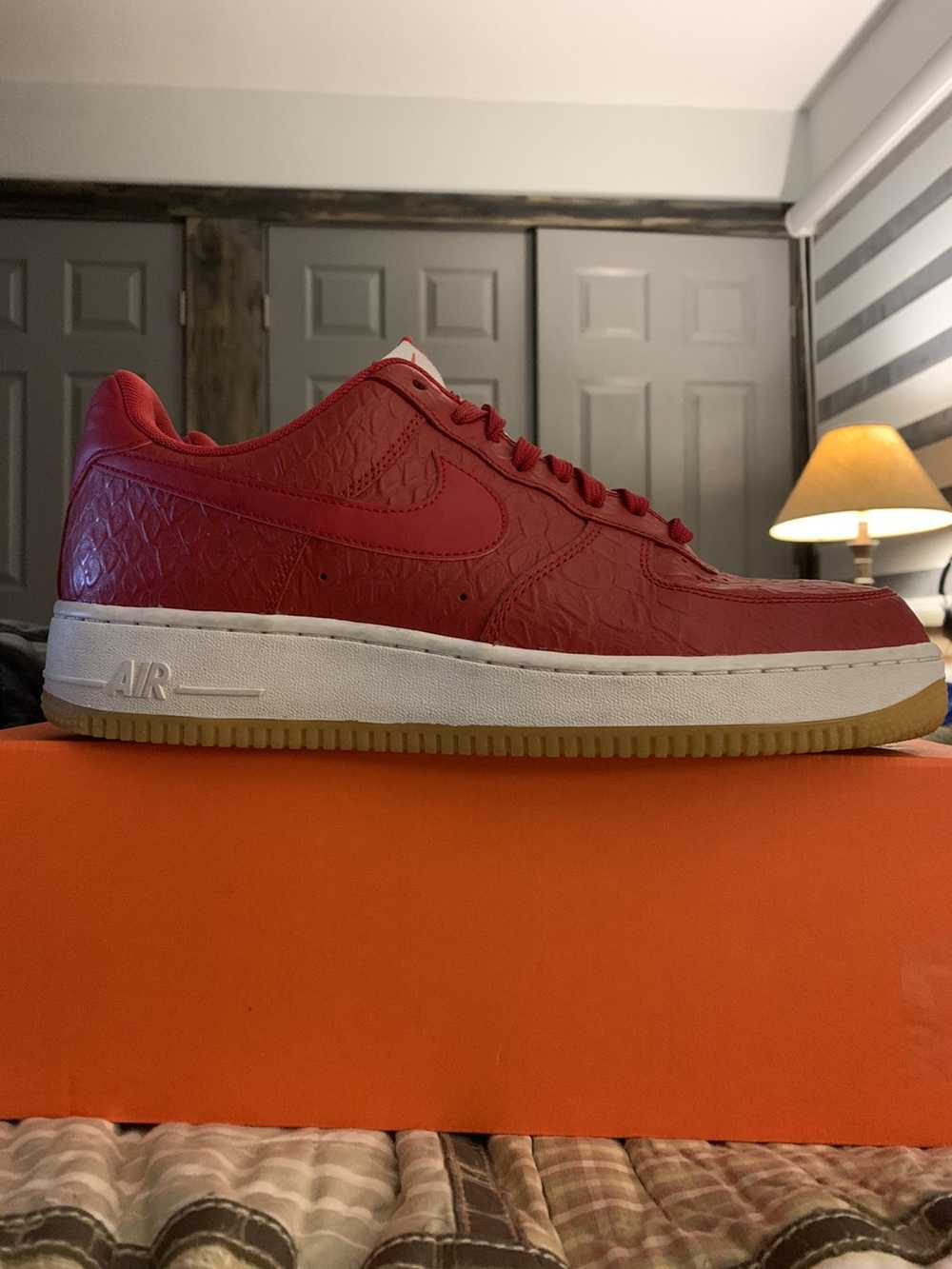 Nike Air Force One- Red Colorway, Unique, OG ALL - image 2
