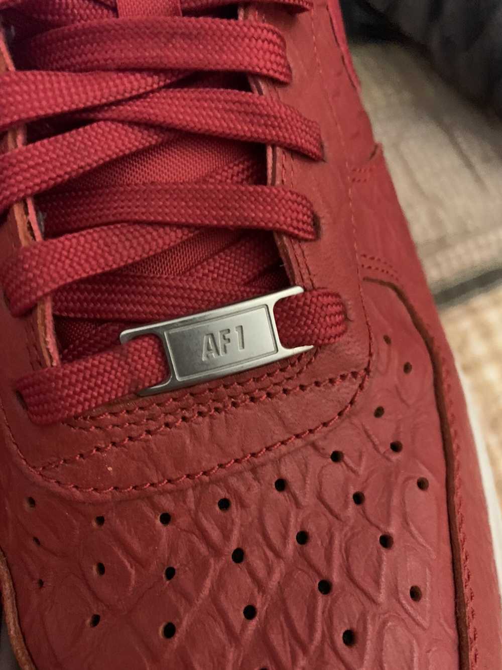 Nike Air Force One- Red Colorway, Unique, OG ALL - image 9