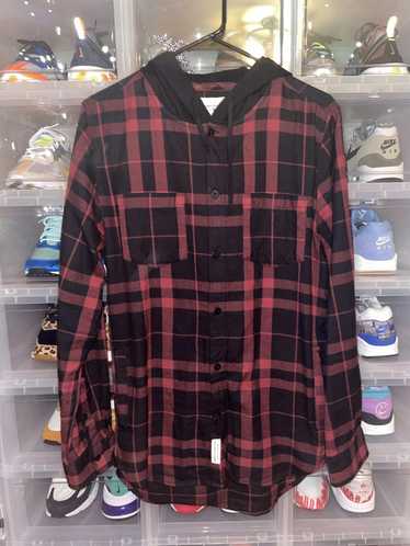 Modern Amusement Red and Black Flannel