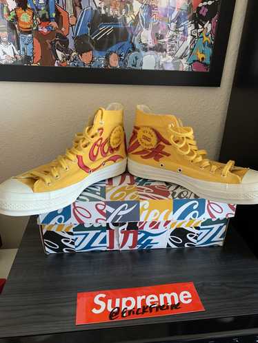 Kith coca hotsell cola converse yellow