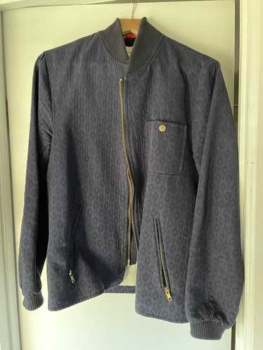 Oliver Spencer Quilted pattern lightweight jacket 