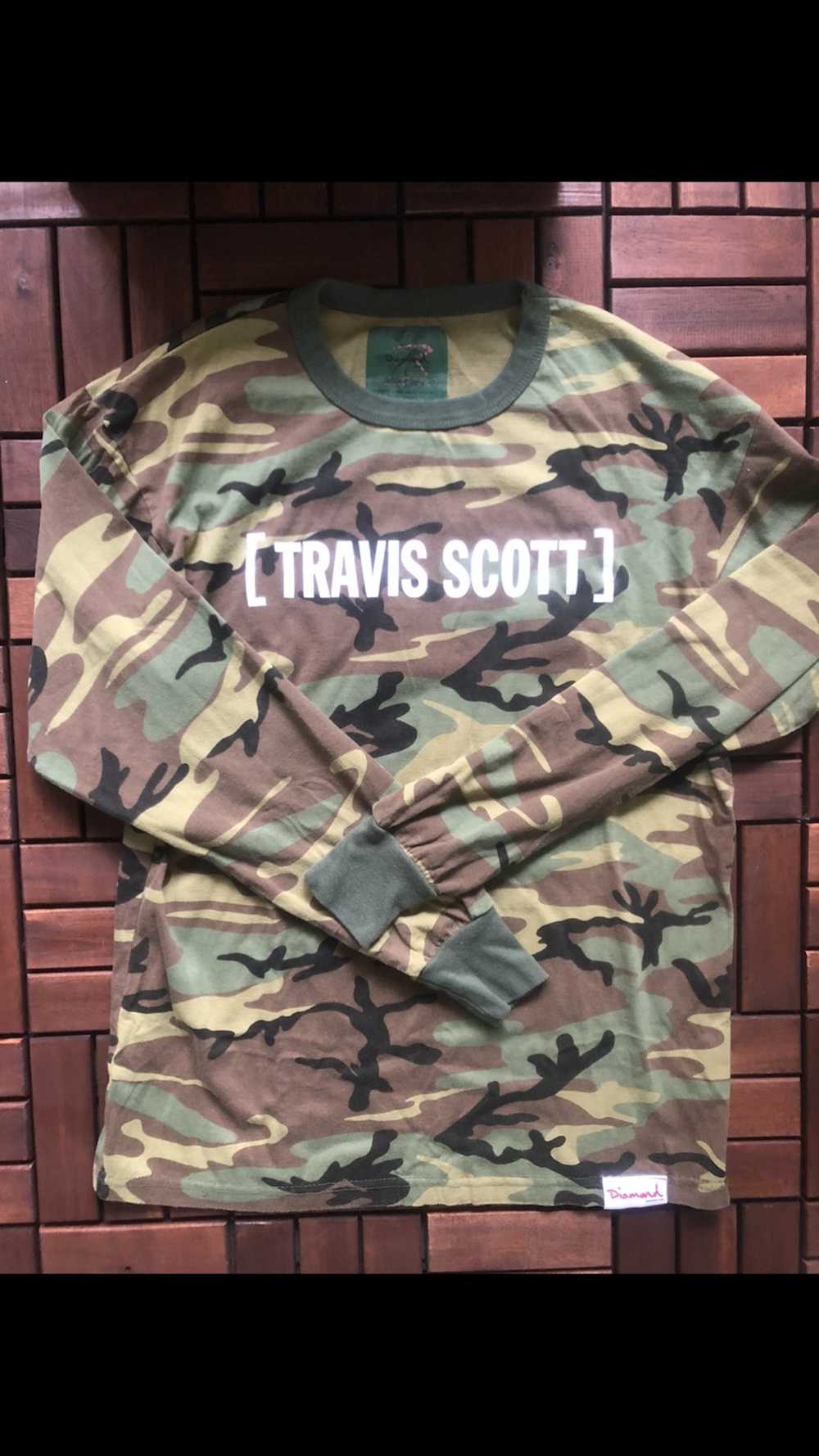 Diamond Supply Co × Travis Scott Camo LS Trav x D… - image 1