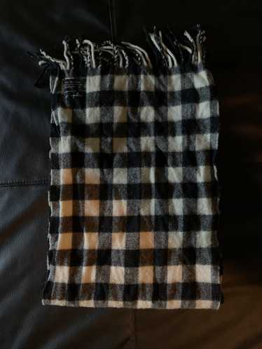 Agnes B. Wool Checkered scarf