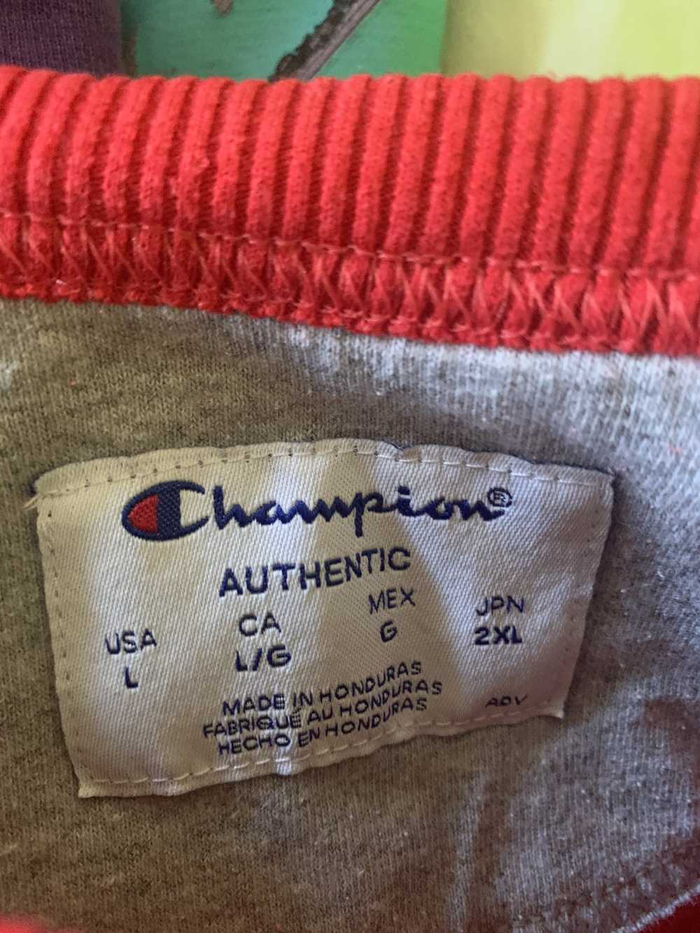 Champion Vintage Red Champion Crewneck L - image 3