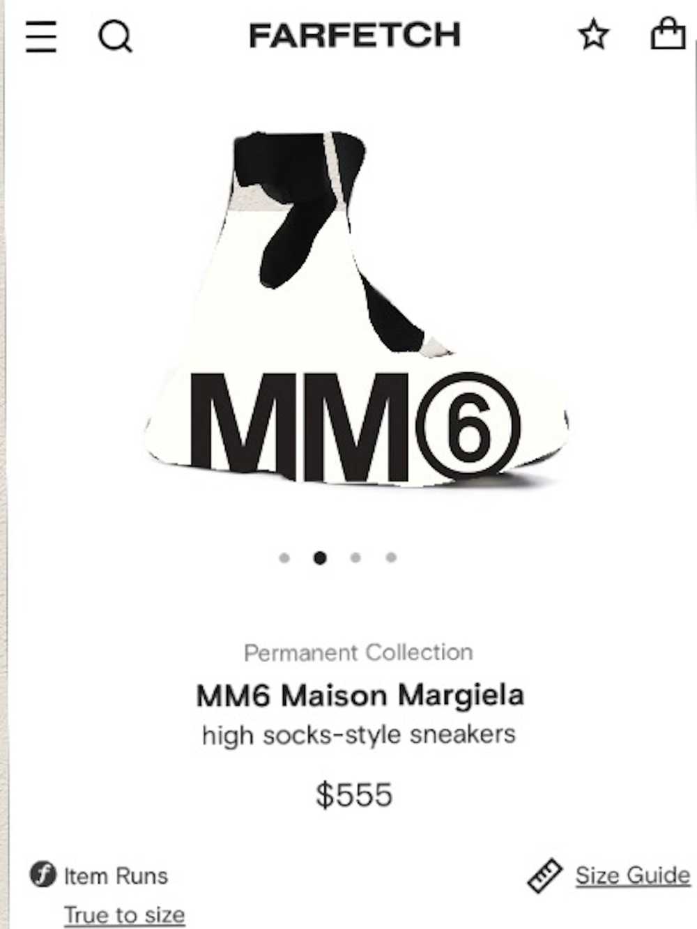 Maison Margiela 39 MM6_Maison M_Sock High top sne… - image 10
