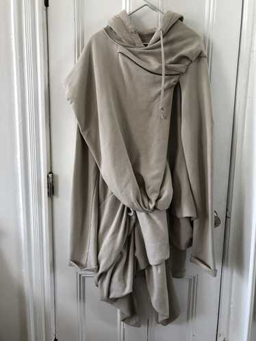 Rick Owens Drkshdw Rick Owens hoodie poncho - image 1