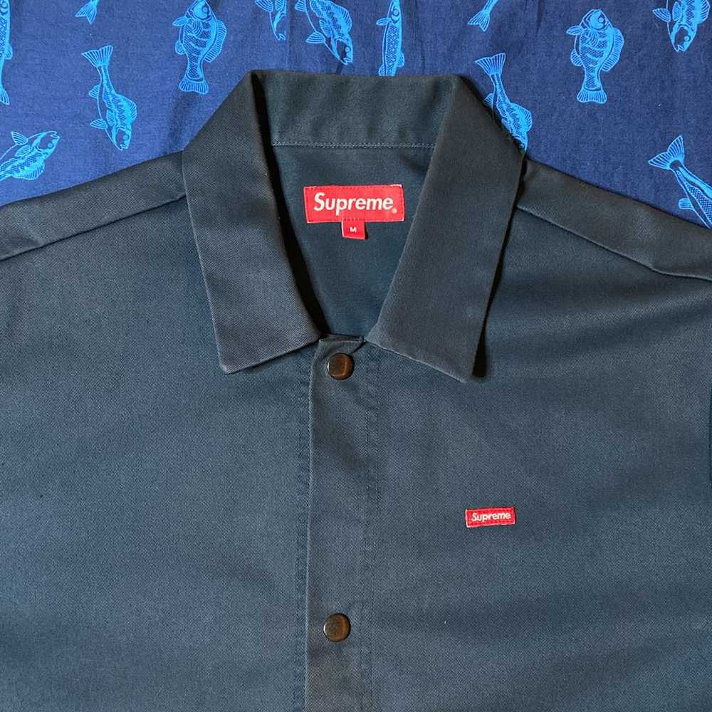 Supreme SS17 Supreme Navy Shop Jacket - image 2