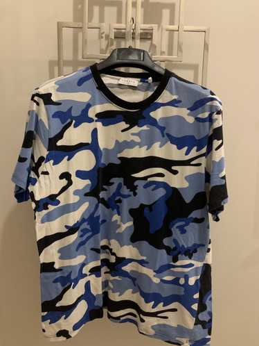 Sandro Sandro Blue Camo t-shirt