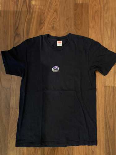 Supreme Bottle selling Cap Tee in Black