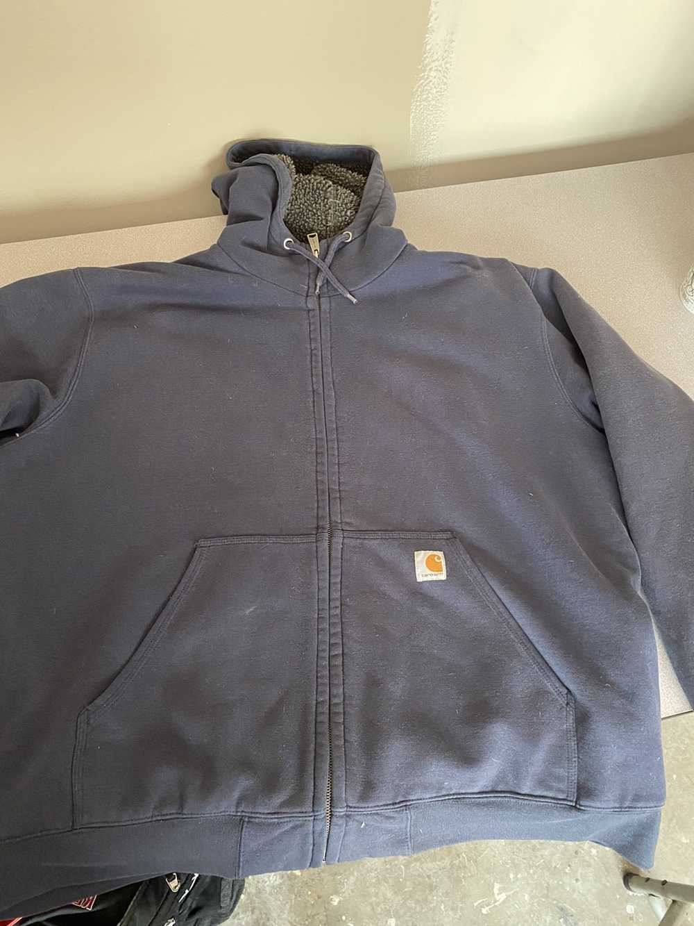 Carhartt Carhartt Zip Jacket Sherpa lined hoodie - image 1