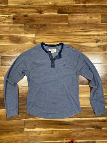 Original Penguin Penguin Henley Shirt Blue