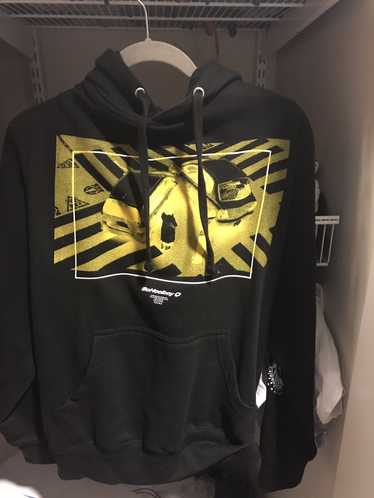 Streetwear Schoolboy Q Yellow/Black logo hoodie. *