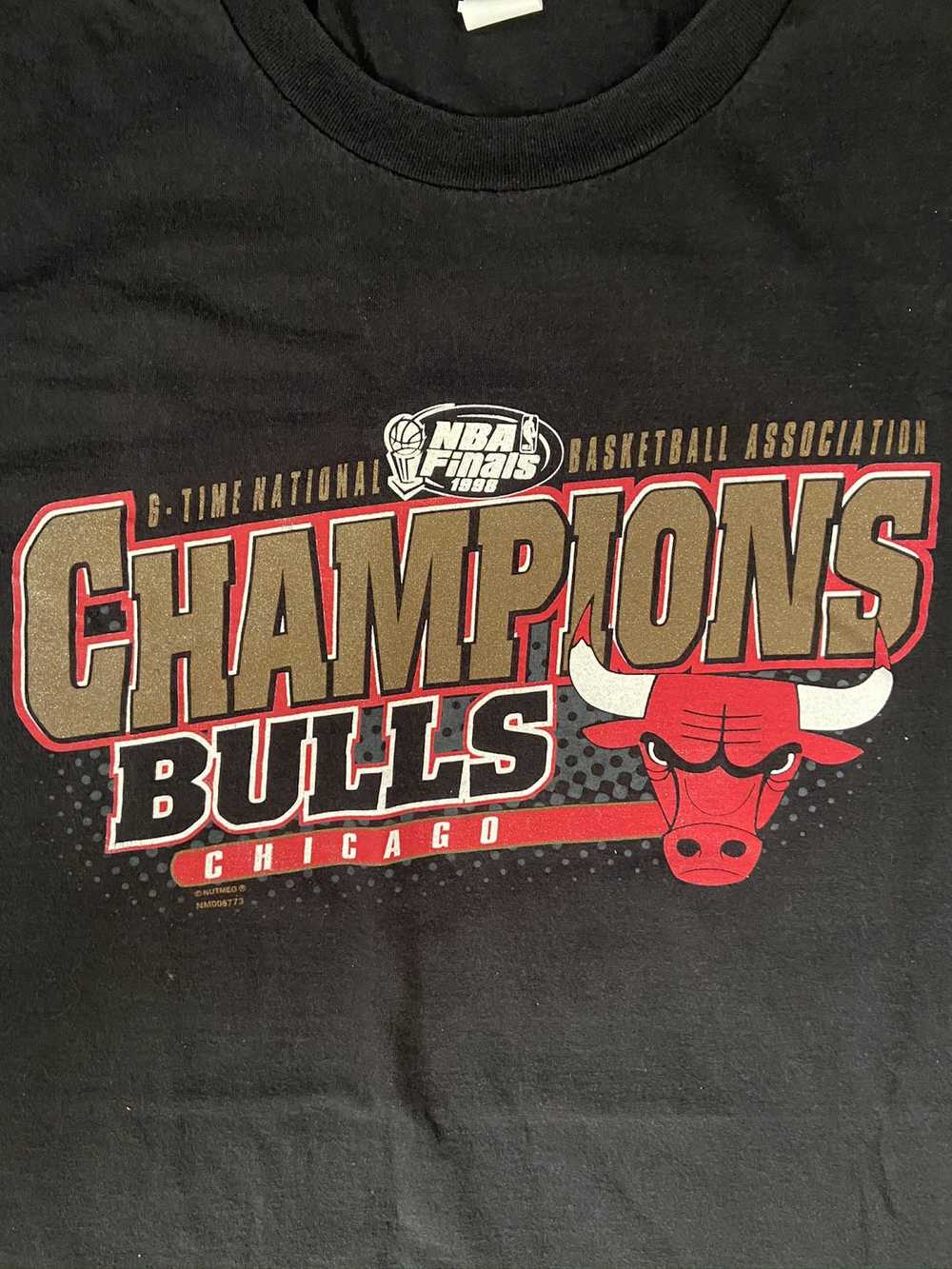 Nutmeg Chicago Bulls 6-Time NBA Champs 1998 Vinta… - image 1