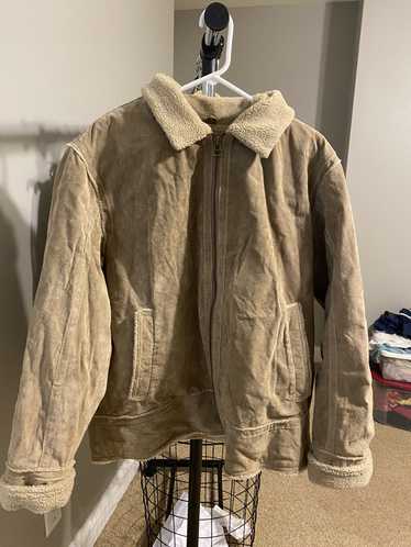 Vintage × Wilsons Leather Heavy genuine Swede coat