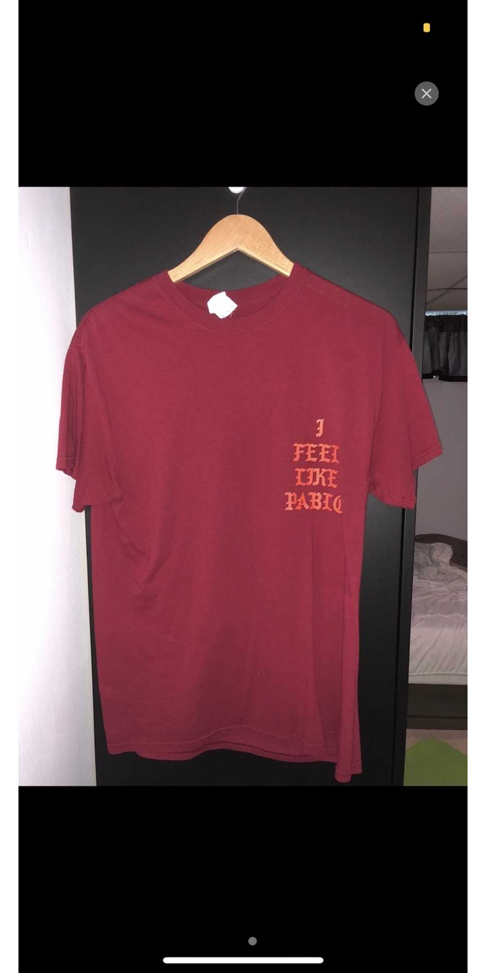 Kanye West The Life of Pablo ORIGINAL Red tee - image 1