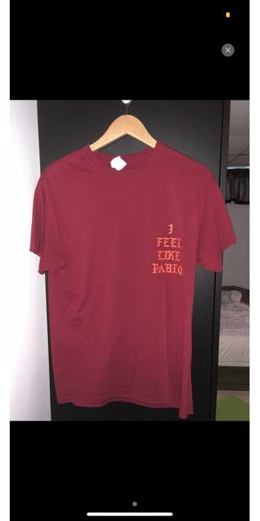 Kanye West The Life of Pablo ORIGINAL Red tee - image 1