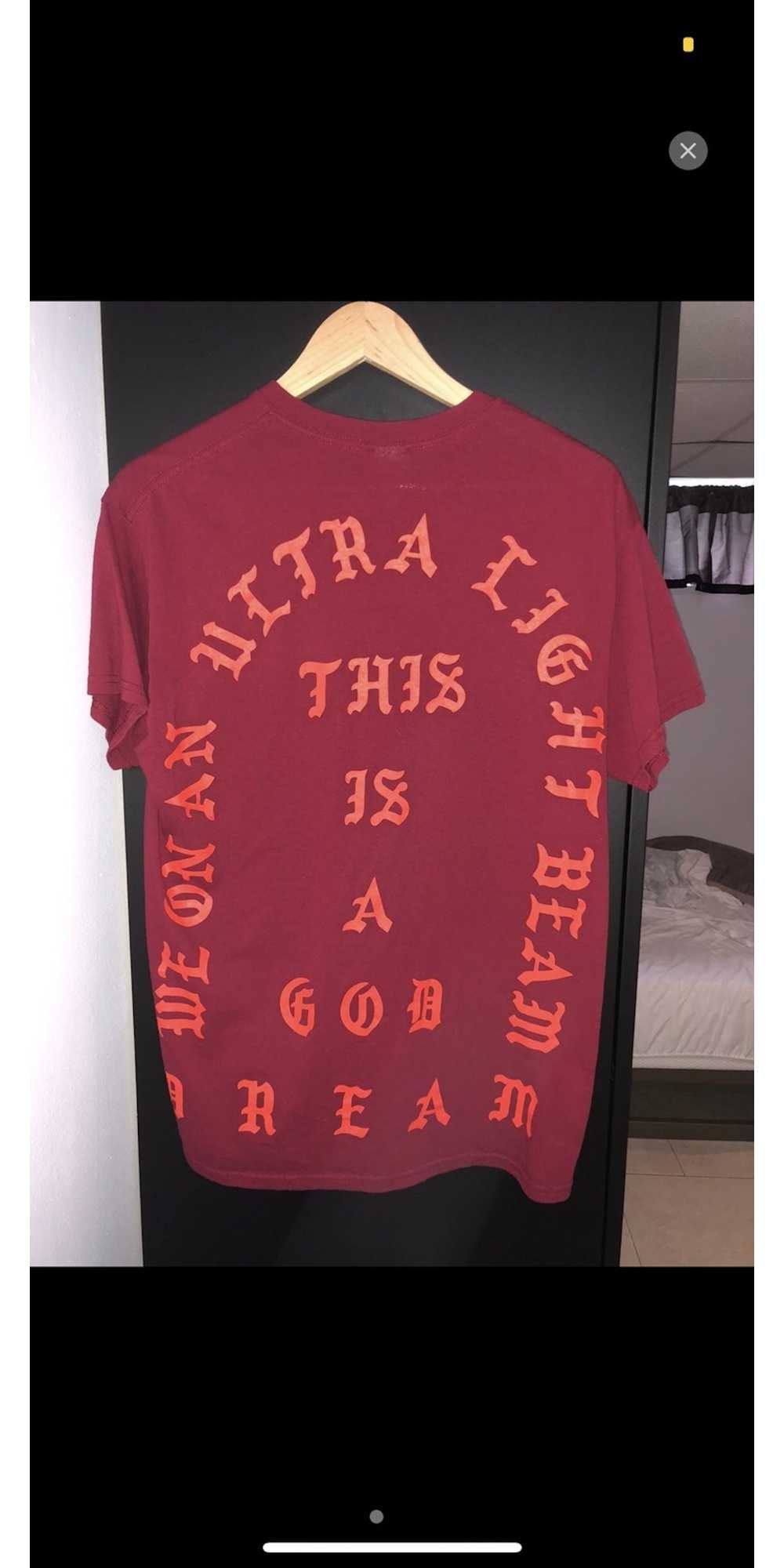 Kanye West The Life of Pablo ORIGINAL Red tee - image 2