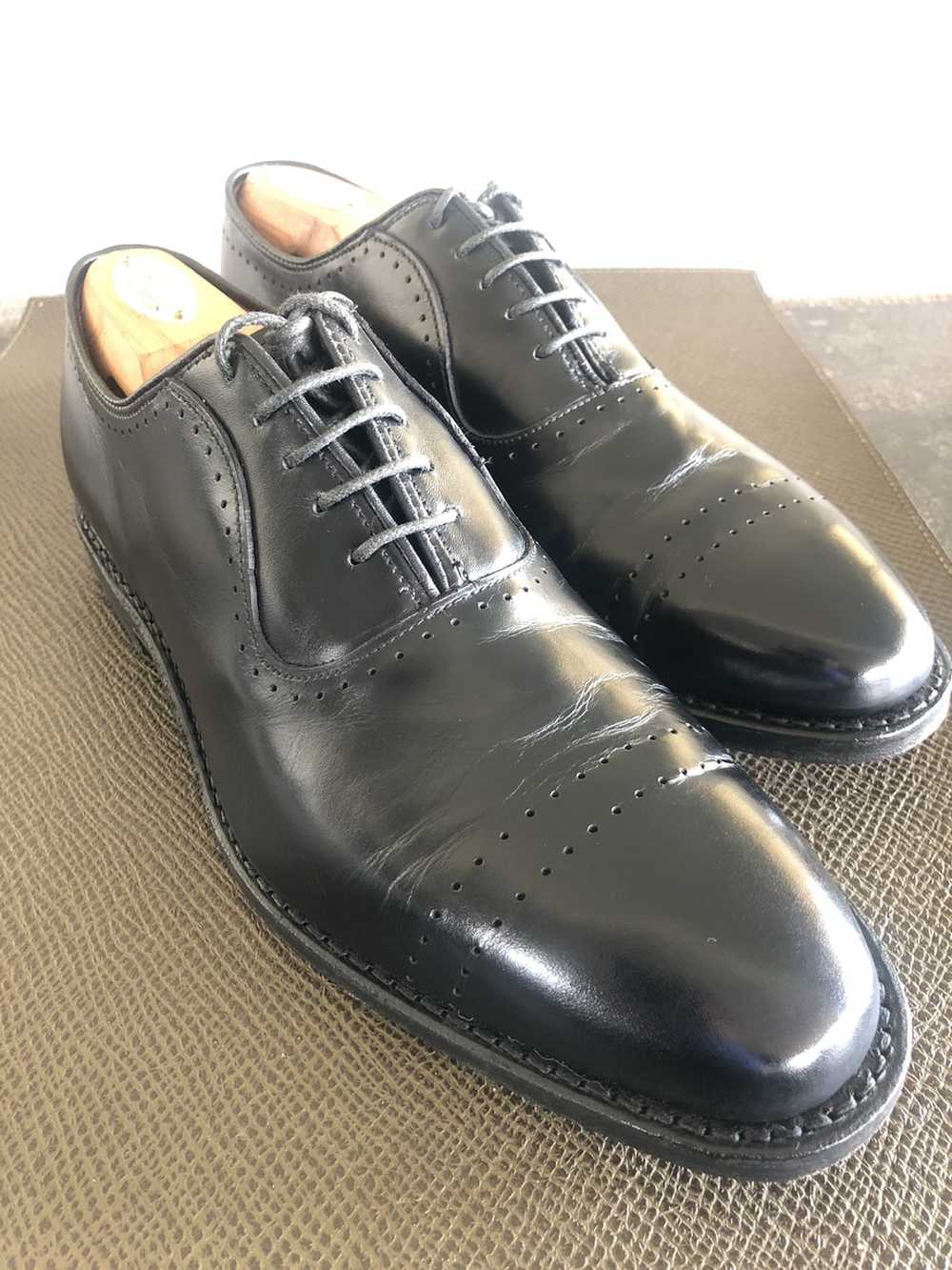 Allen Edmonds Allen Edmonds black oxfords 6.5E - image 2