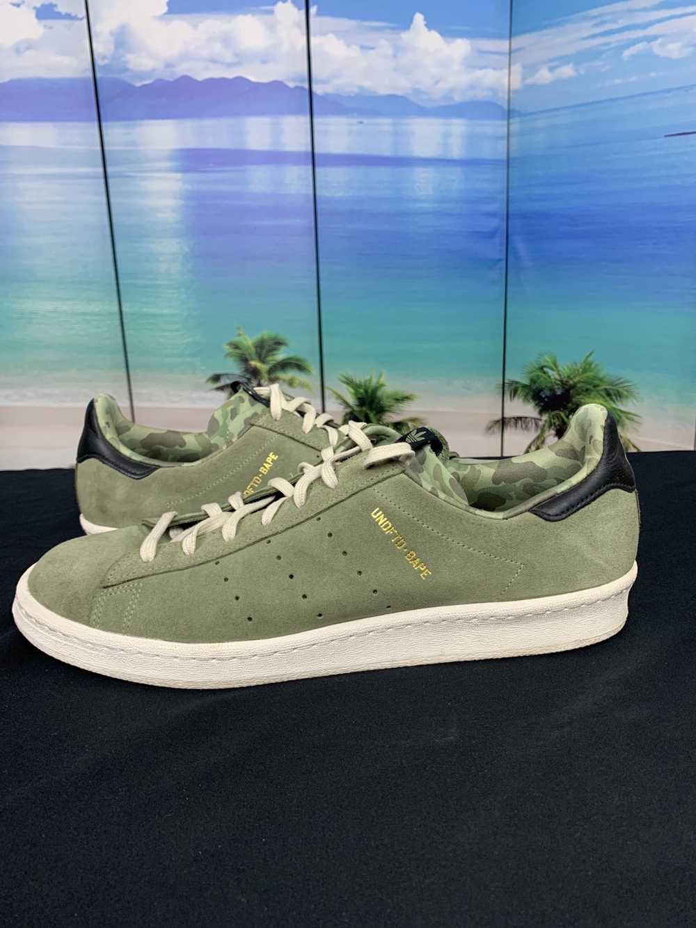 Adidas Undefeated x Bape x Campus 80s Olive 2013 - image 2