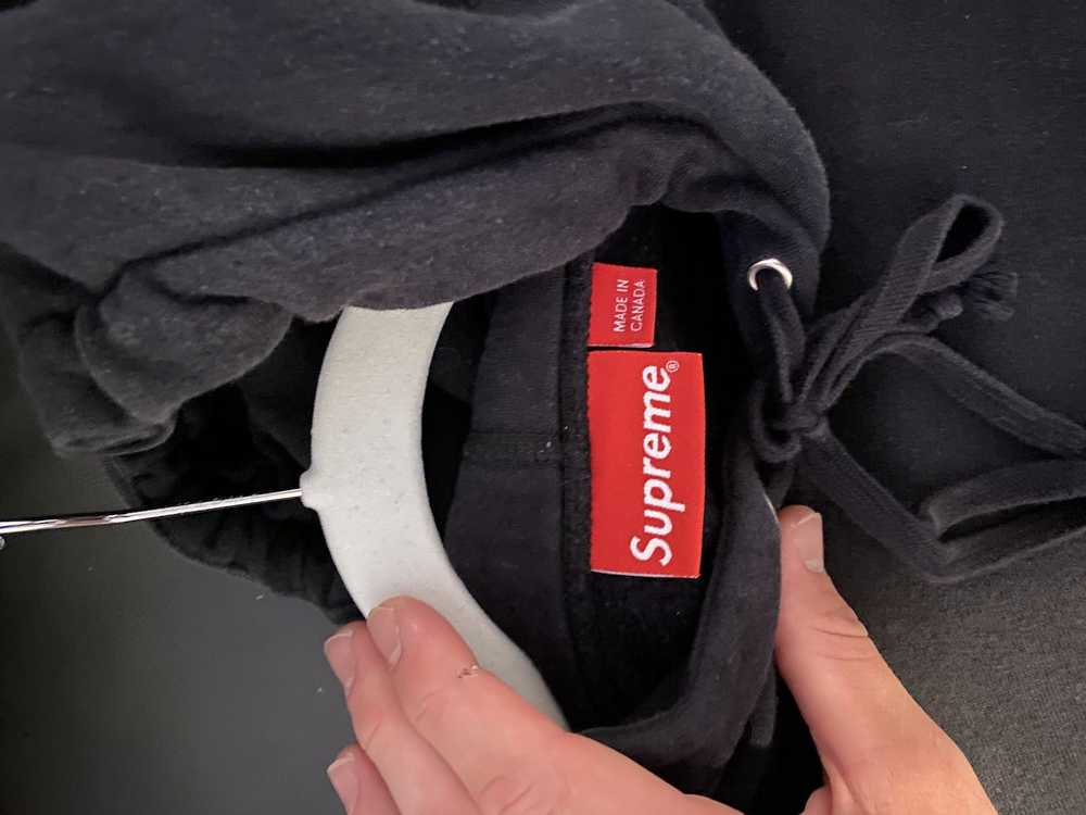 Supreme Supreme Sleeve Box Logo Hoodie Black - image 2